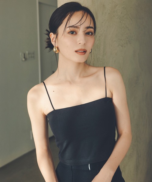 セール】カップインキャミソールベアトップ（キャミソール）｜anuans