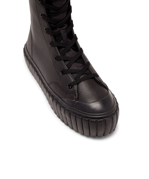 DIESEL（ディーゼル）の「レディース カウレザー レースアップブーツ
