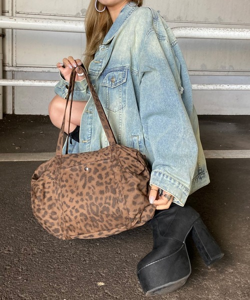 セール】ヒョウ柄ボストンバッグ（ボストンバッグ）｜non-hedge