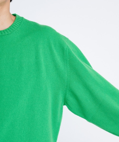 gim context/ジムコンテキスト】Cashmere Long Sleeve Knit T-shirt