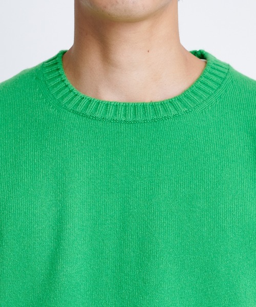 gim context/ジムコンテキスト】Cashmere Long Sleeve Knit T-shirt
