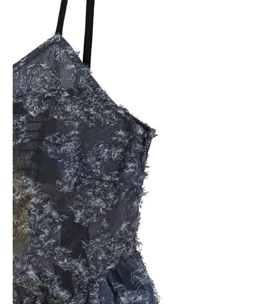 Ameri（アメリ）の「MEDI RACHEL FLUFFY ART CAMISOLE（キャミソール