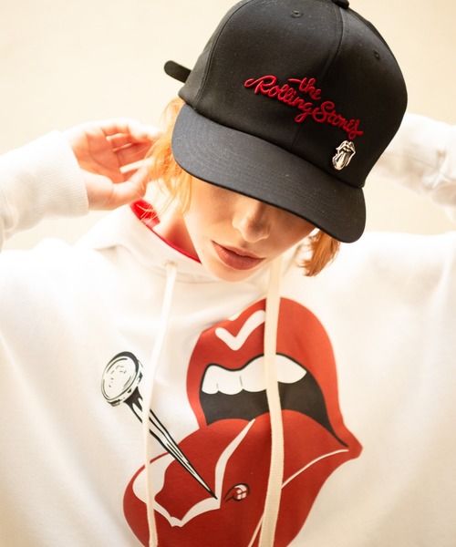 glamb（グラム）の「The Rolling Stones hoodie / ザローリング