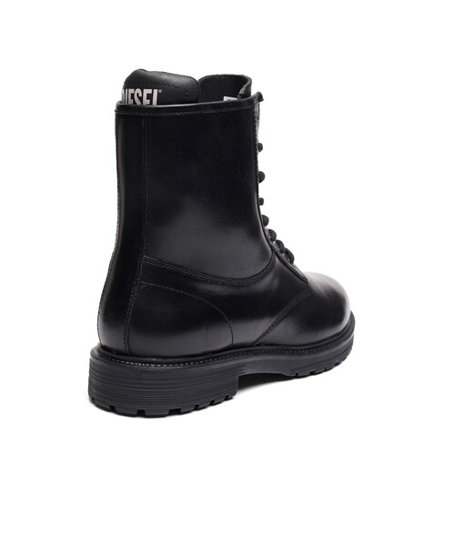 DIESEL（ディーゼル）の「メンズ レザー ワークブーツ（ブーツ）」 - WEAR
