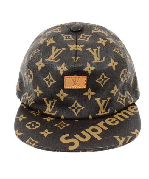 ブランド古着】モノグラムロゴレザーキャップ（キャップ）｜Supreme