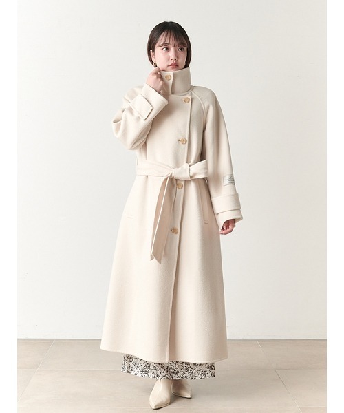 SNIDEL（スナイデル）の「ウロコカシミヤロングコート（その他アウター