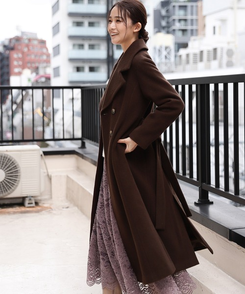 Andemiu（アンデミュウ）の「ビッグラペルロングコート238465