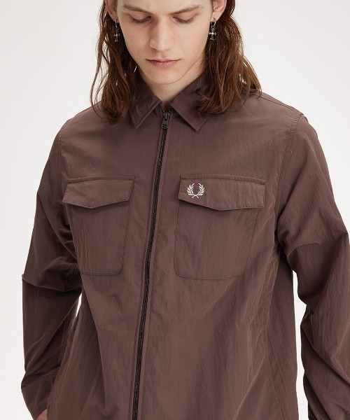 FRED PERRY（フレッドペリー）の「Zip Overshirt／ジップアップ