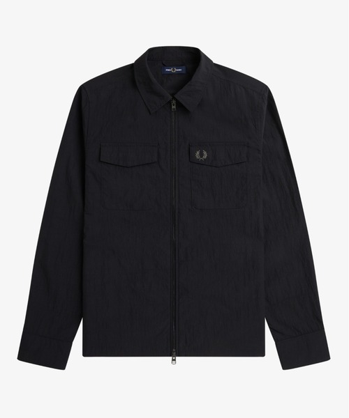 セール】Zip Overshirt／ジップアップオーバーシャツジャケット