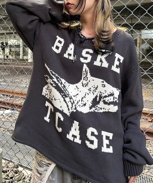 Basketcase（バスケットケース）の「【BASKETCASE】RAW COLLEGE knit
