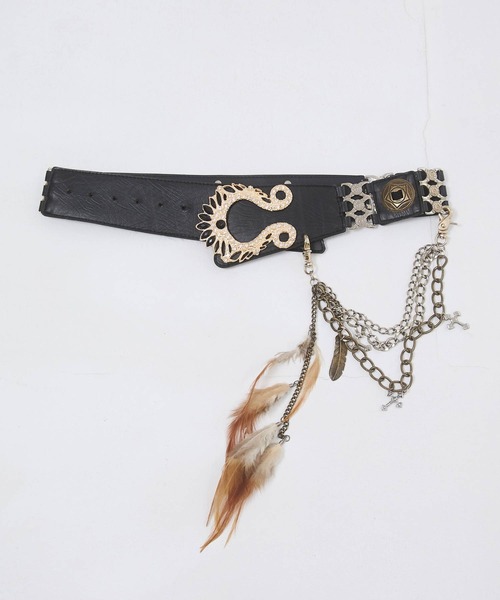 セール】クラウンバックルフェザーベルト（ベルト）｜d.i.a.（ダイヤ