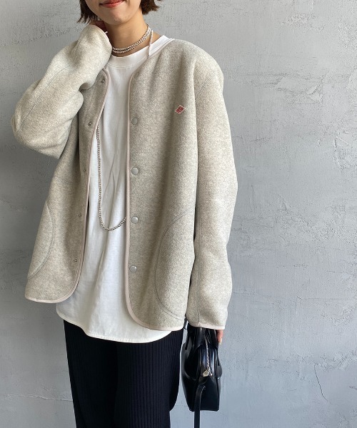 DANTON（ダントン）の「[DANTON/ダントン] フリース ノーカラー