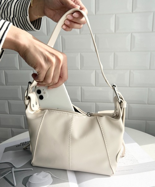 セール】PUベルトデザインハンドバッグ（ショルダーバッグ）｜wears