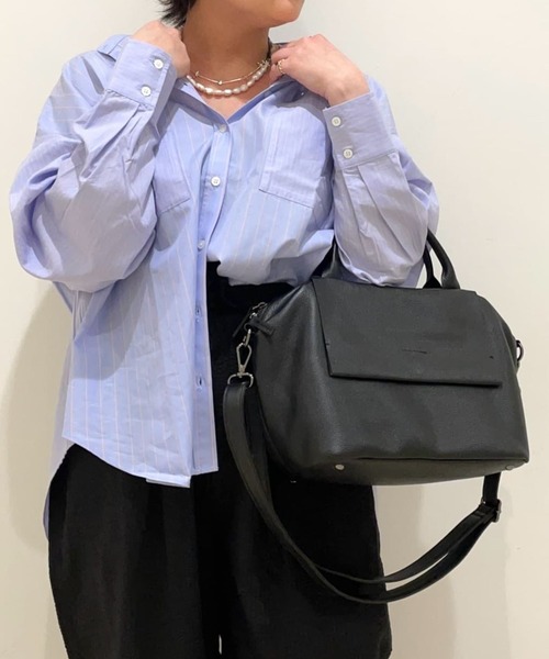 セール】《牛革》レザーフラップ2WAYバッグSサイズ（トートバッグ