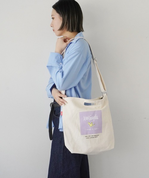 What it isNt キャンバス ショルダー トート バッグ 【（What it isNt