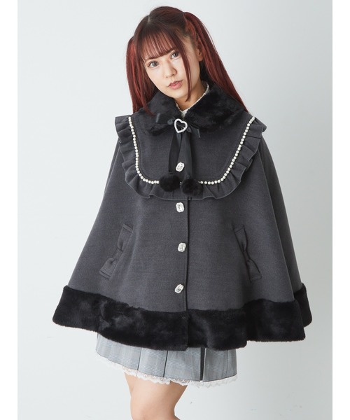 Ank Rouge（アンクルージュ）の「リボンポケットケープコート（その他