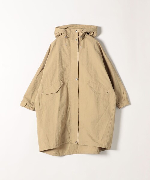 セール】SHIPS any:〈洗濯機可能〉オーバー フーディ ブルゾン コート