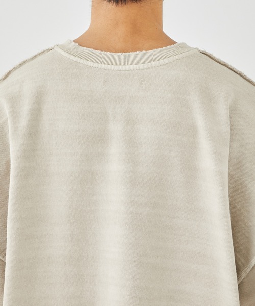 Jieda（ジエダ）の「DAMAGE ZIP OVER SWEAT CREW（スウェット）」 - WEAR