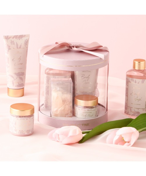 ザ トリートタイム ボディケアギフトセット M （ローズ＆サボンの香り