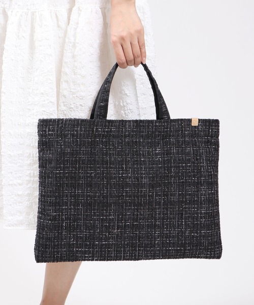 セール】ツイードトート フォーマルバッグ（トートバッグ）｜Bermosa