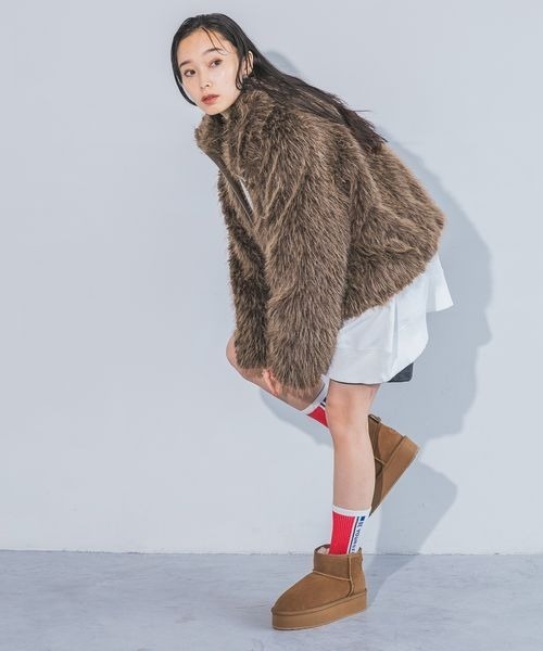 JEANASIS（ジーナシス）の「【EMU Australia】PLATFORM MICRO WOOL