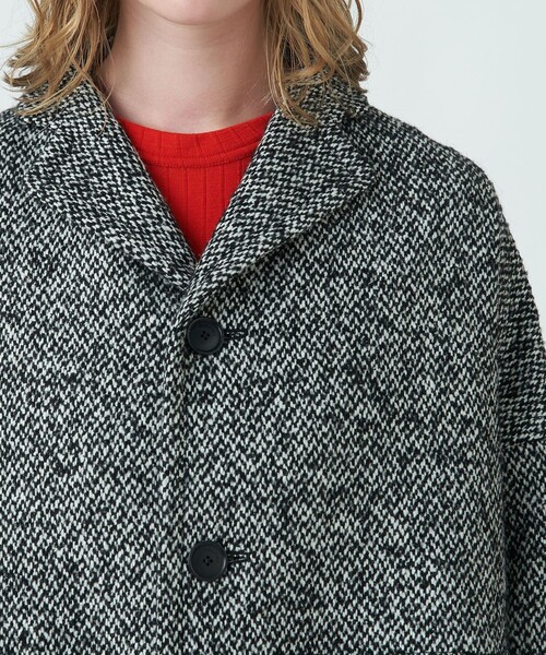 MACPHEE（マカフィー）の「ブロークンツイード オーバーサイズドコート