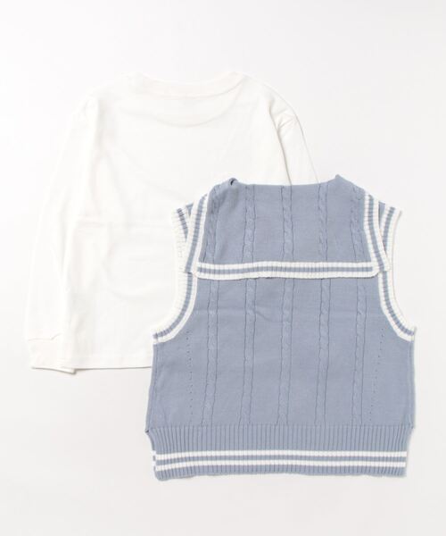 mezzo piano Junior（メゾピアノジュニア）の「セーラーベスト＆T