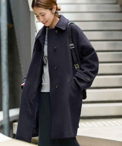 FRAMeWORK（フレームワーク）の「ラムウールMIXシャルムバルカラー