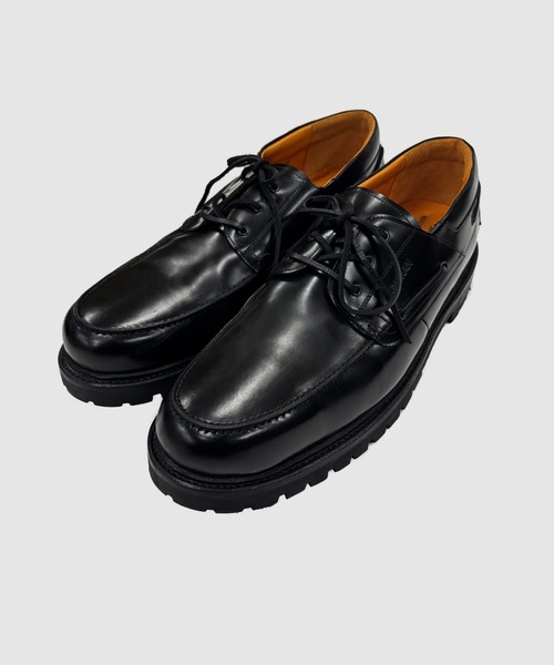 セール】「HEINRICH DINKELACKER」W-NAME MOCCASHINS BLACK（モカシン