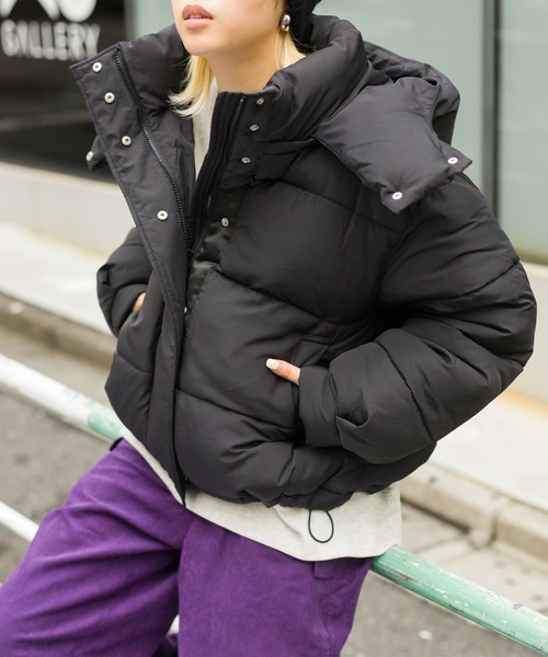 セール】フード取外しエコダウンジャケット（ダウンジャケット/コート