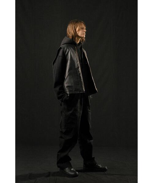 MONKEY TIME（モンキータイム）の「＜monkey time＞ FAUX LTHR ZIP