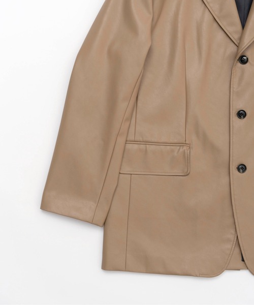 MAISON SPECIAL（メゾンスペシャル）の「Vegan Leather Single Jacket
