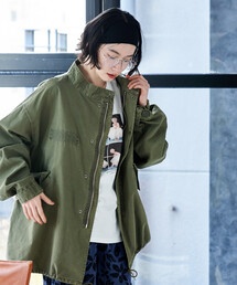 モッズコート（グリーン・カーキ/緑色系・コットン）ファッション通販
