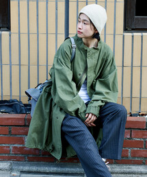 FREAK'S STORE｜フリークスストアのモッズコート（グリーン・カーキ