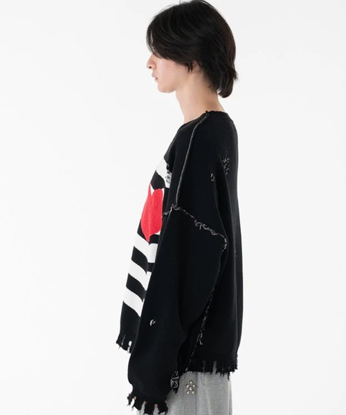 セール】【DISCOVERED/ディスカバード】BONE KNIT（ニット/セーター