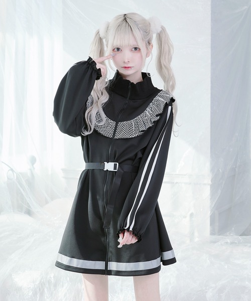 Pal elfy（パルエルフィー）の「ジャージワンピース（ワンピース