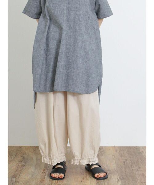 Samansa Mos2（サマンサ モスモス）の「裾スカラップレースパンツ