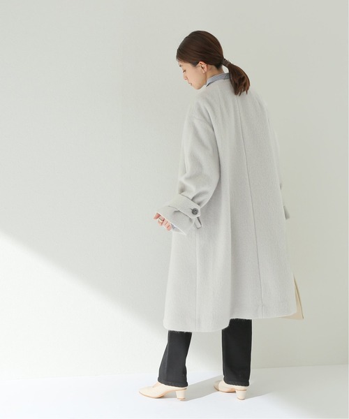 Spick & Span（スピックアンドスパン）の「モヘヤ混シャギーVカラー