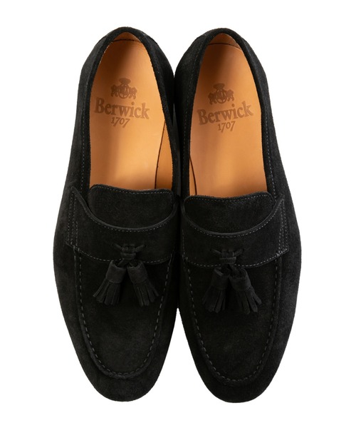 セール】Berwick バーウィック タッセル ローファー 5094 ゴム×レザー