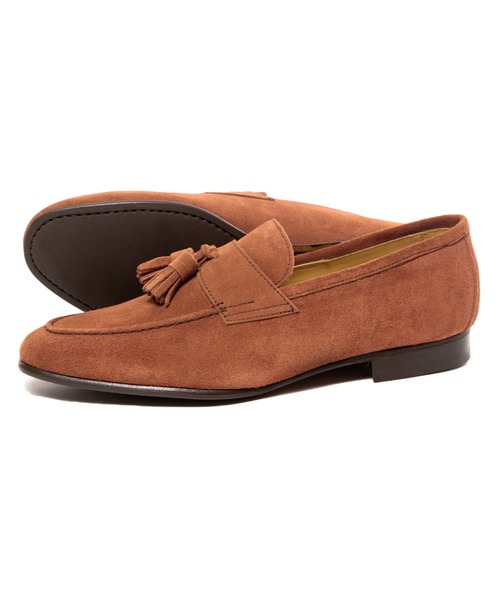 セール】Berwick バーウィック タッセル ローファー 5094 ゴム×レザー