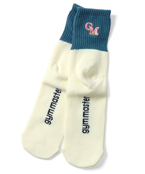 GM刺繍ツートンソックス【防蚊/抗菌】 | ジムマスター（gym master