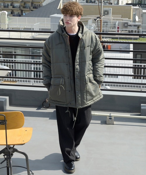 HOUSTON（ヒューストン）の「HOUSTON パディングフードジャケット