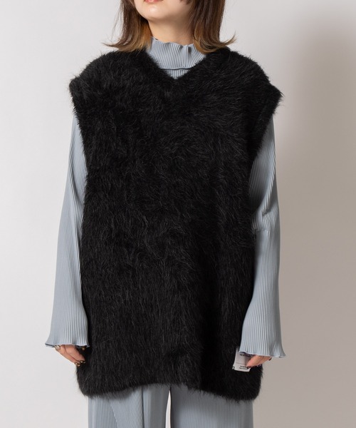 別注】THE INOUE BROTHERS Pullover Suri Vest Suri Alpaca TIB23