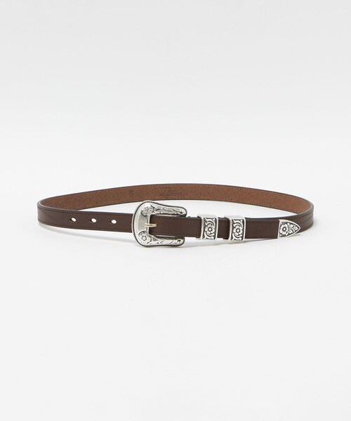 J&M DAVIDSON＞ WESTERN BUCKLE 20MM/ウェスタン バックル ベルト 20MM