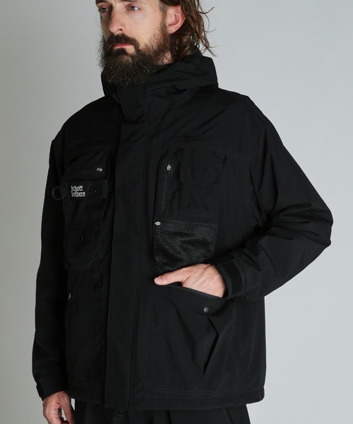 Schott/ショット/B.S HOODED JKT/ブラックシープ シェル ジャケット