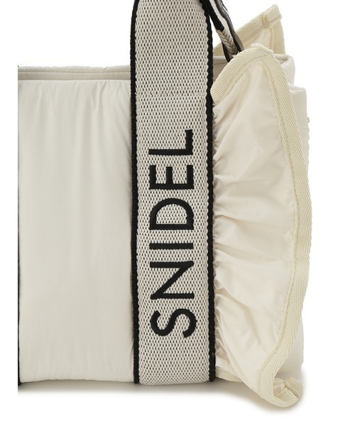 SNIDEL（スナイデル）の「フラッフィーフリルロゴバッグ（ショルダー