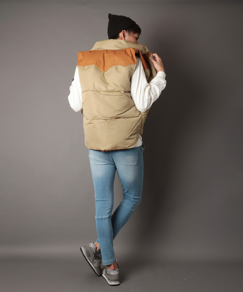 SUGGESTION（サジェッション）の「【SUGGESTION】PUウエスタン切替中綿