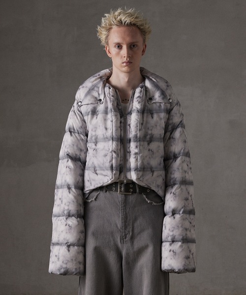 GRANCY】Printed Short Real Down / プリントショートリアルダウン