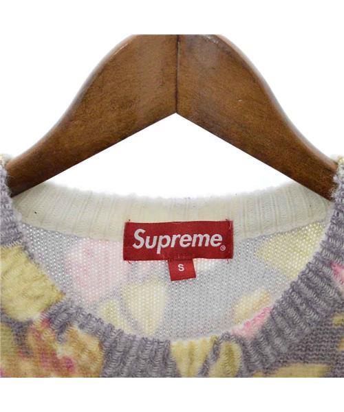 ブランド古着】クルーネックニットセーター 花柄（ニット/セーター