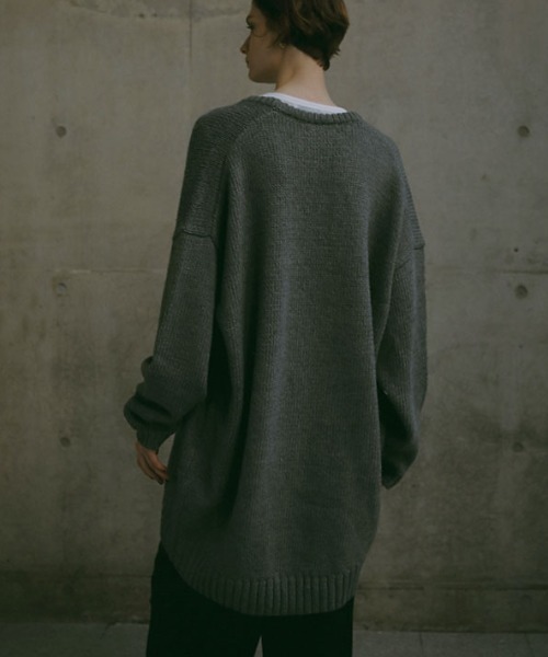 ETRE TOKYO 25AW クルーネックオーバーサイズプルオーバー ブラック